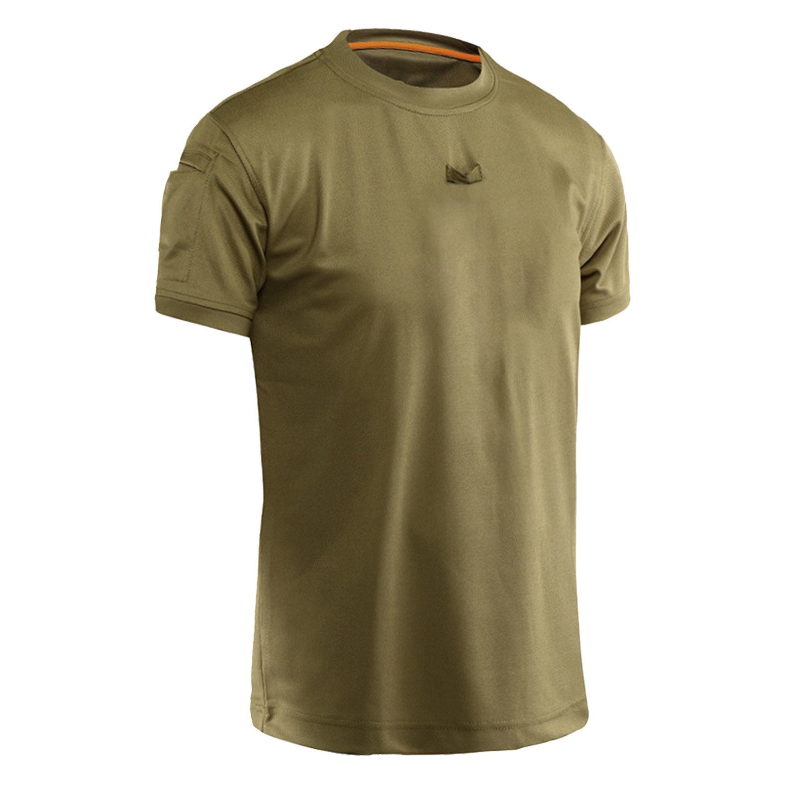 thumbnail image 5 of Camiseta de hombre para exteriores, holgada, talla grande, informal, manga corta, elástica, secado rápido, para entrenamiento - Poliéster, transpirable, entrenamiento/recados, 5 of 7